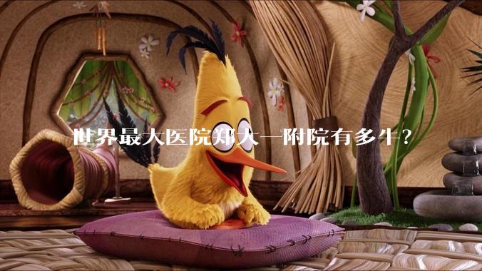 世界最大医院郑大一附院有多牛？